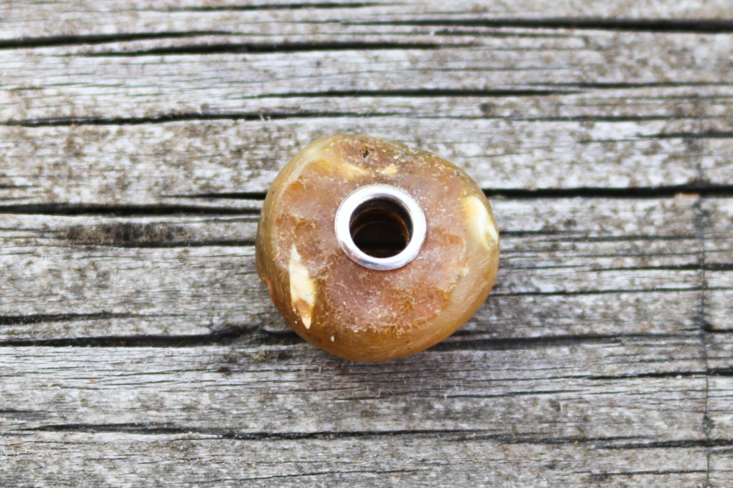 Baltic Amber Charm Bead Raw Natural Untreated 0.74"