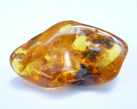 Baltic Amber Honey Chunk Nugget With Debris Natural Healing Inclusions 20.5 gram