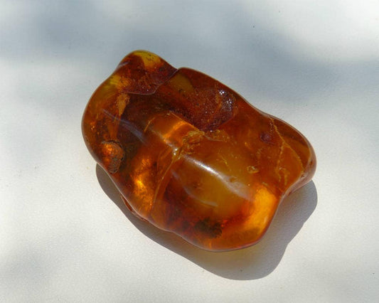 Baltic Amber Nugget Chunk Honey Natural Polished 13.8 gram