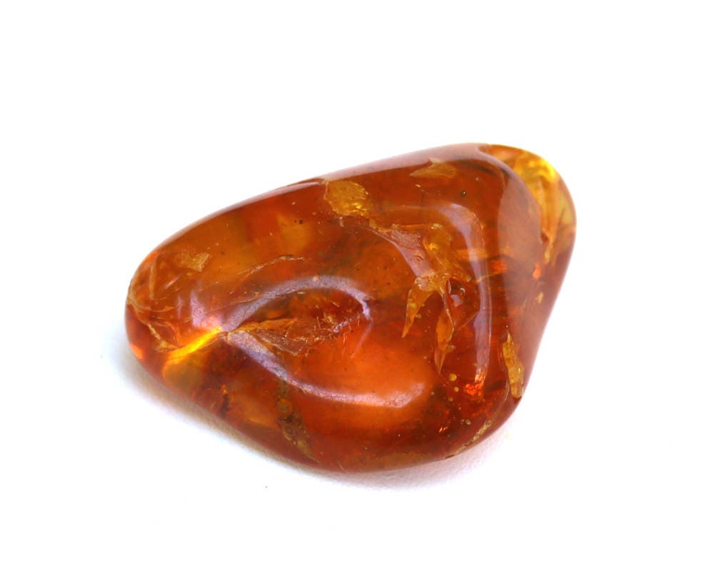 Baltic Amber Chunk Nugget Inclusions Insect Natural Honey Polished 15.4 gram