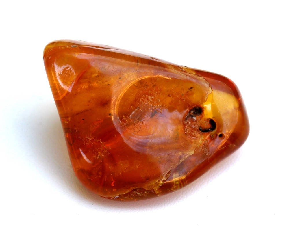 Baltic Amber Chunk Nugget Inclusions Insect Natural Honey Polished 15.4 gram