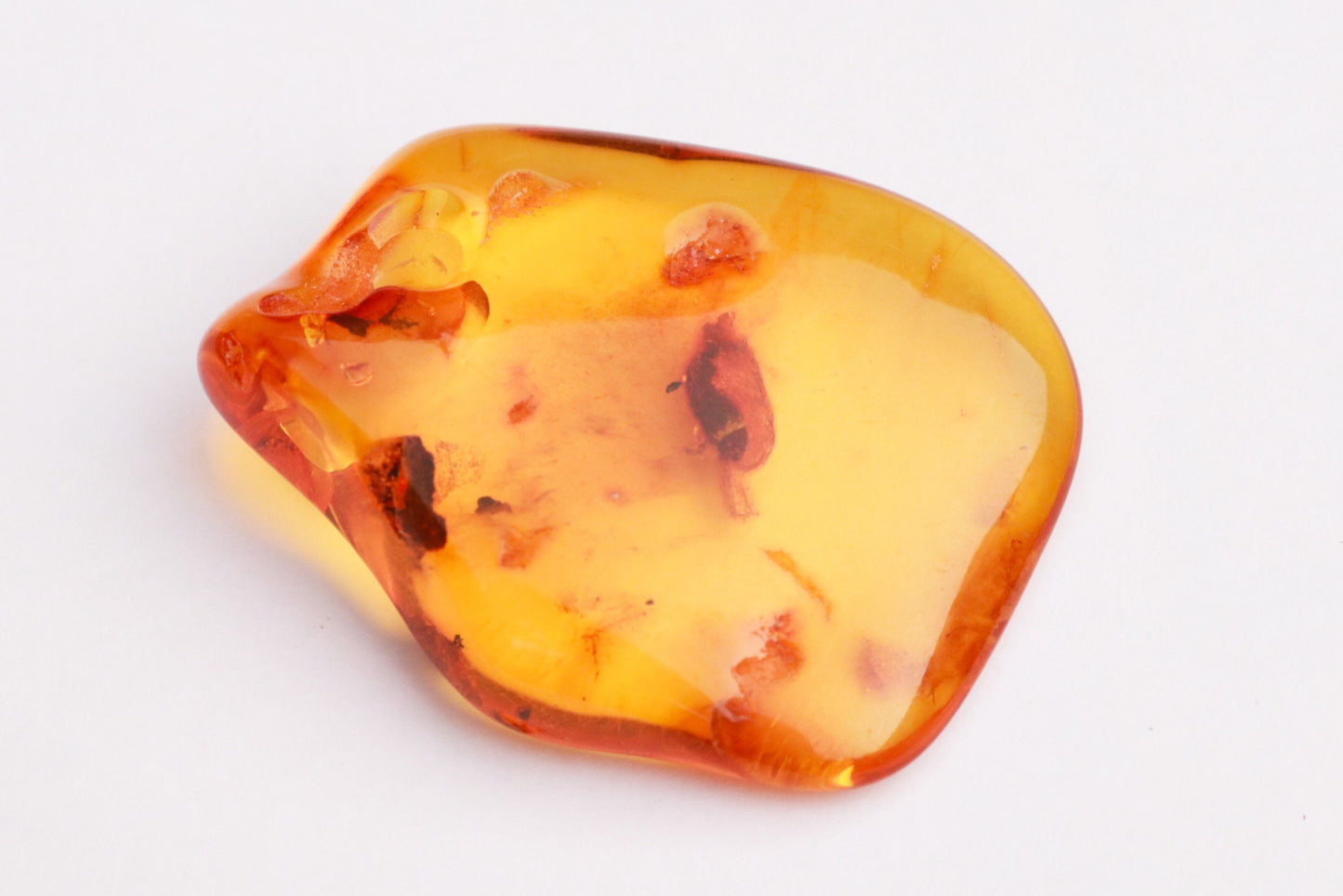 Baltic Amber Pendant Honey Pierced Natural Unisex Jewelry 1.65" 8.8 gram