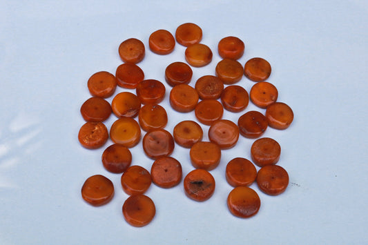 Baltic Amber Caramel Antique Beads Disc Loose Natural 1 mm core