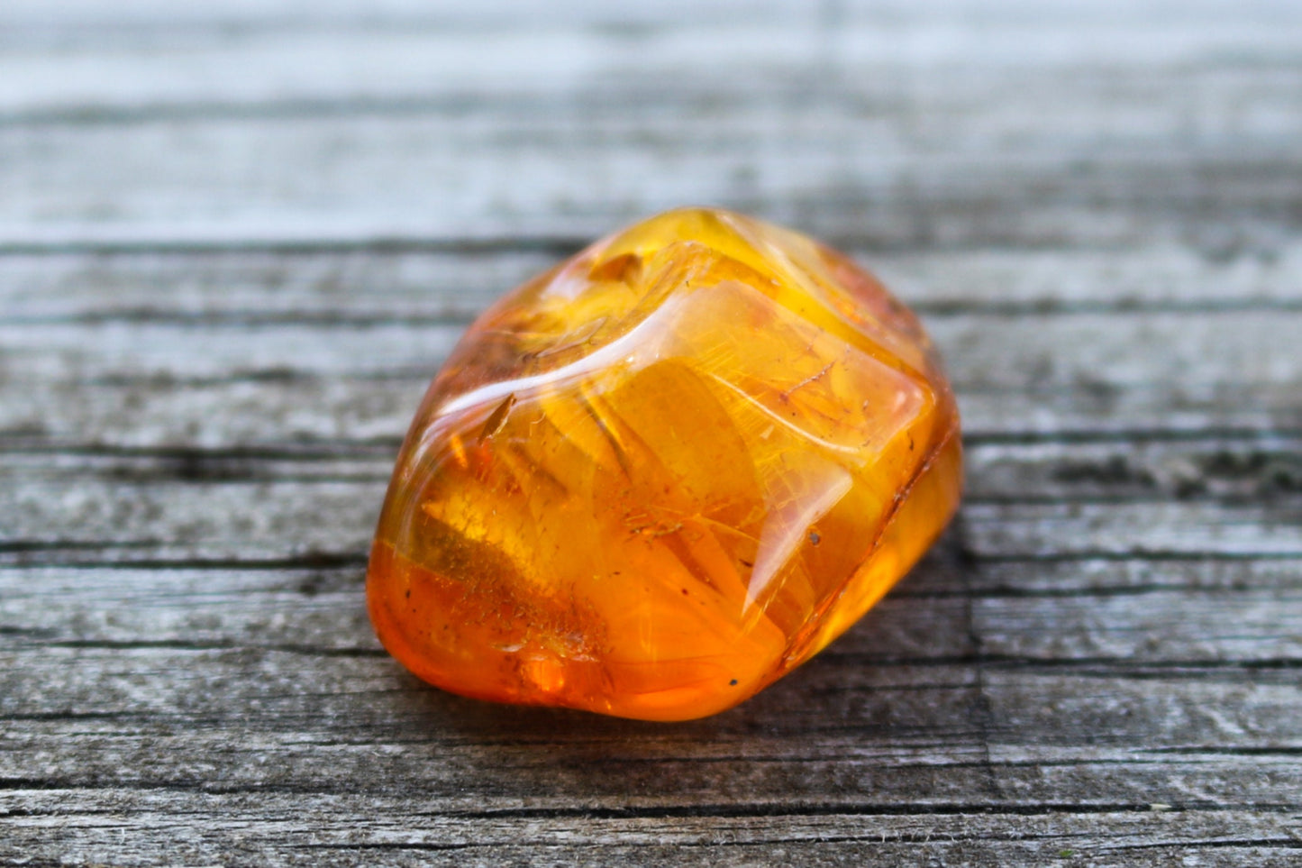 Baltic Amber Nugget Chunk Honey Cloudy Natural Polished Untreated 14.3 gram