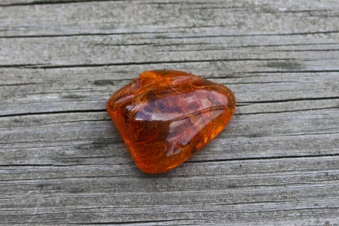 Baltic Amber Chunk Nugget Honey With Natural Fossil Inclusions 13.8 gram