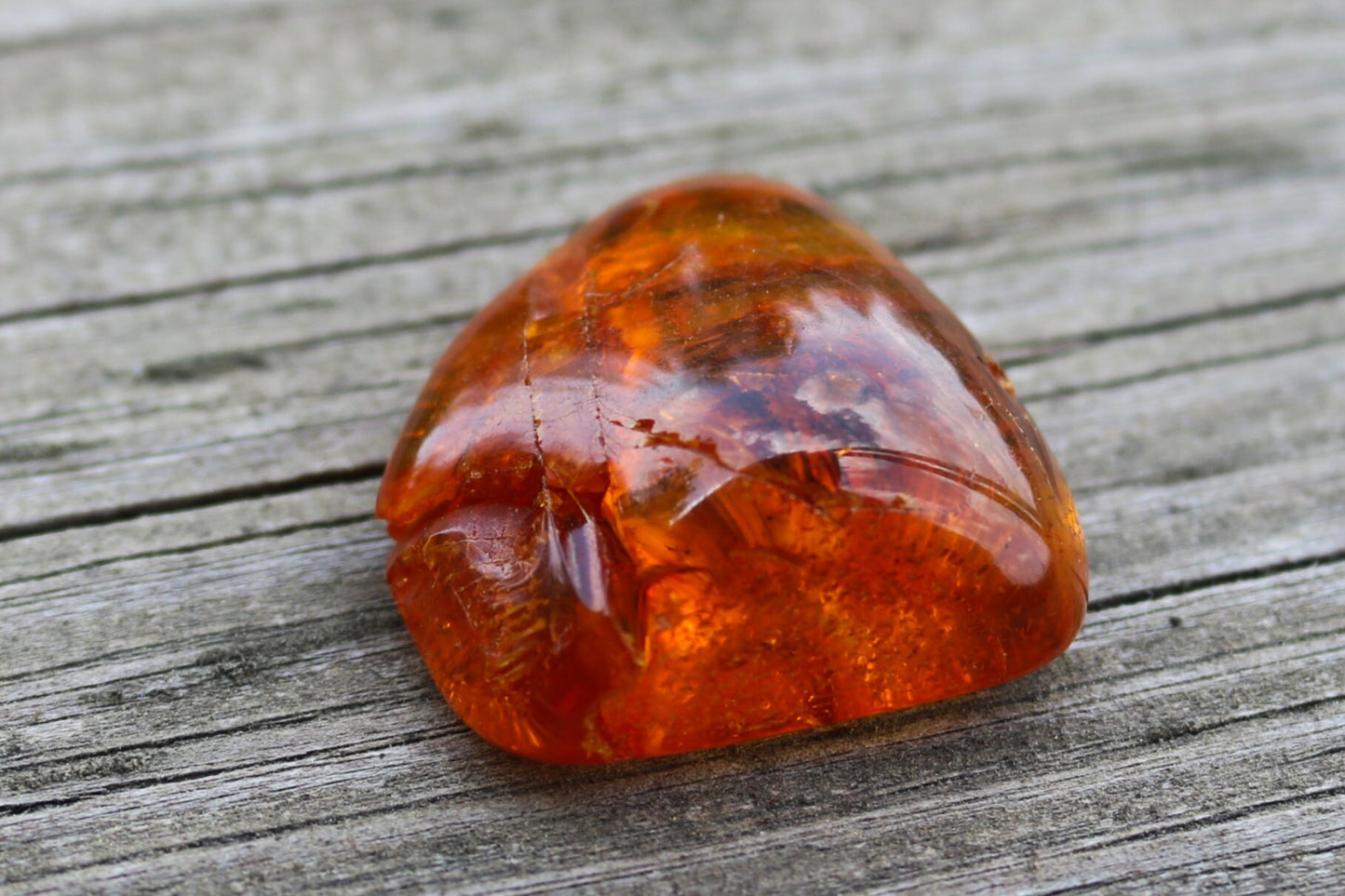 Baltic Amber Chunk Nugget Honey With Natural Fossil Inclusions 13.8 gram