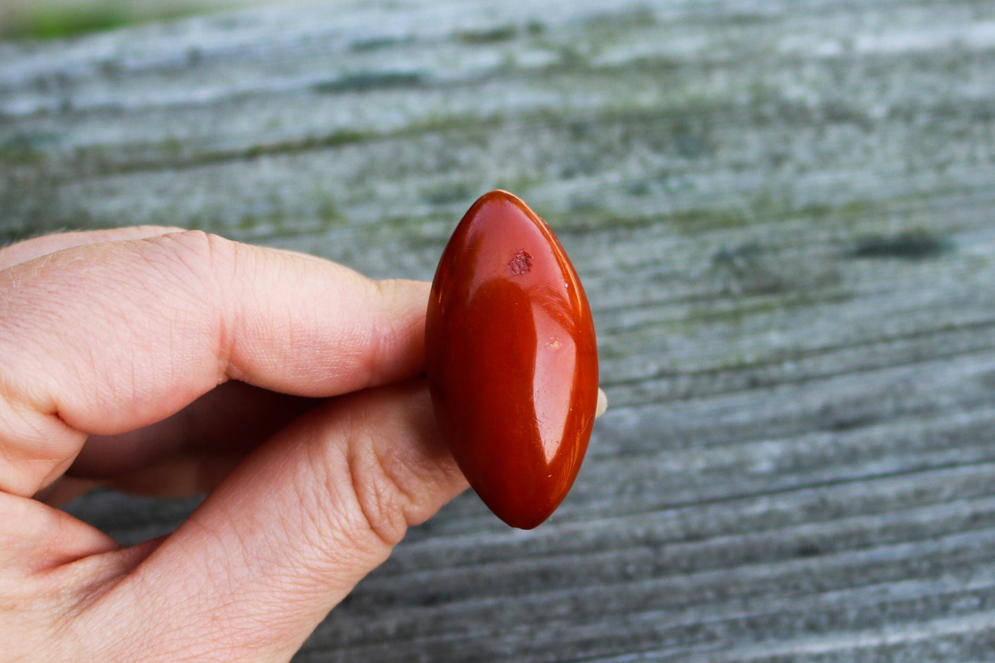 Antique Baltic Amber Red Ring Marquise Poland 1960s size 9 Untreated Natural Jewelry 925 Silver 7.5 gram