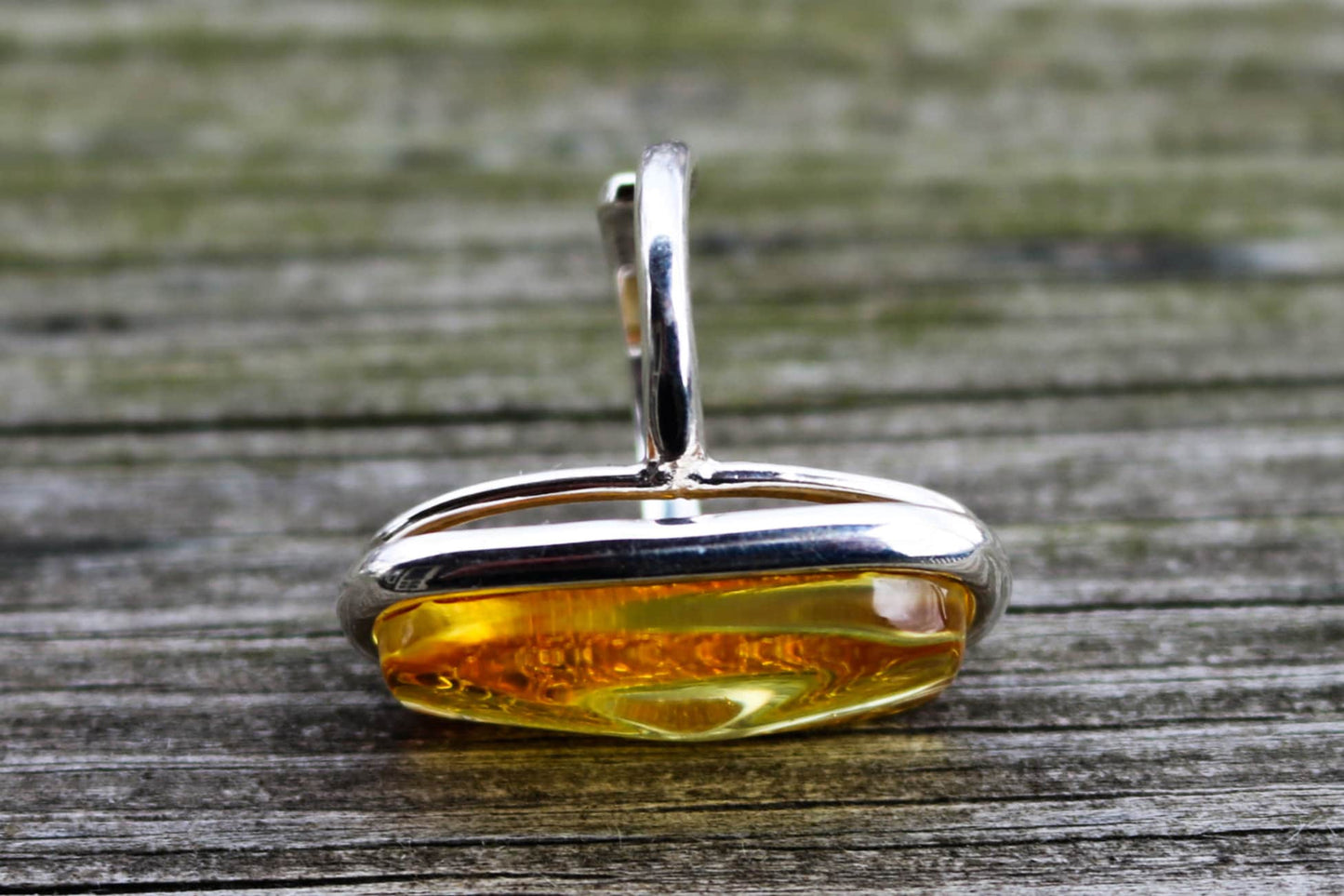 Baltic Amber Honey Ring Adjustable Table Cut Natural Untreated Unisex 925 Silver 12.6 gram