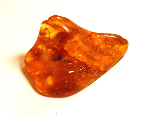 Baltic Amber Nugget with Fossil Insect Natural Honey 15.5 gram